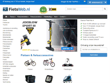 Tablet Screenshot of fietsweb.nl